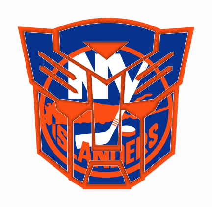 Autobots New York Islanders logo iron on paper